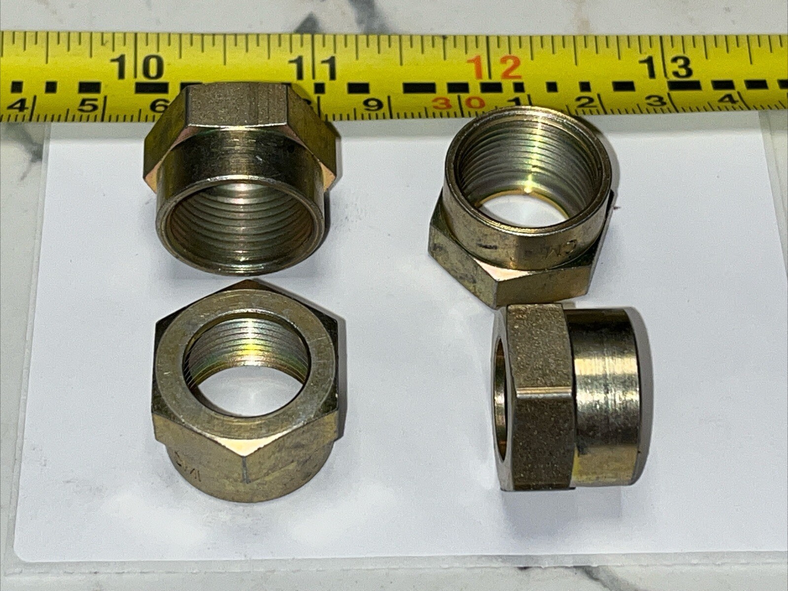 660 QTY! BULK- 5/8” Brass Regulator Packing Nut Boiler Oxygen Female Sight Glass