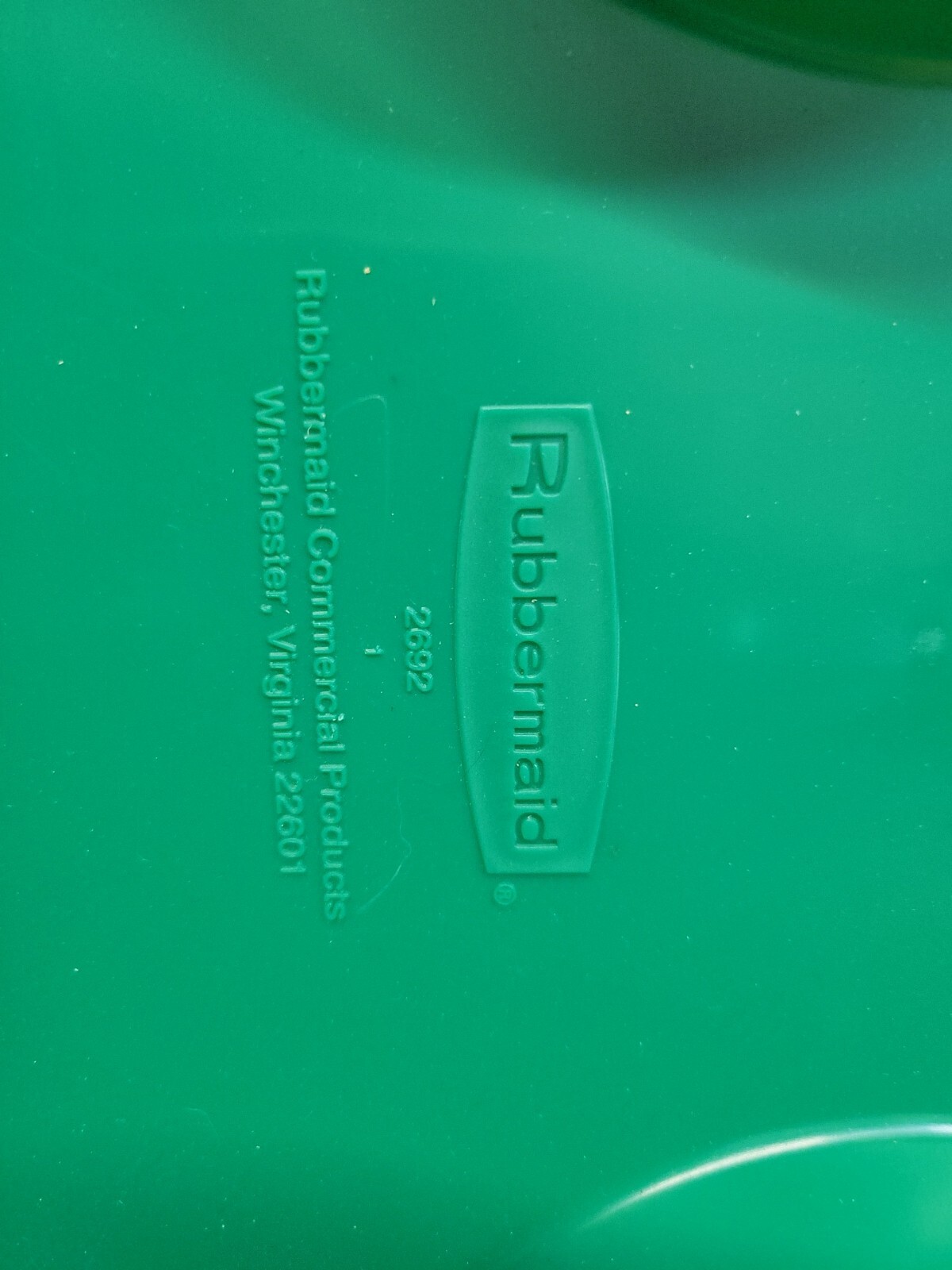Rubbermaid Slim Jim Bottle & Can Recycling Container Lid, RCP 2692-88 GRN