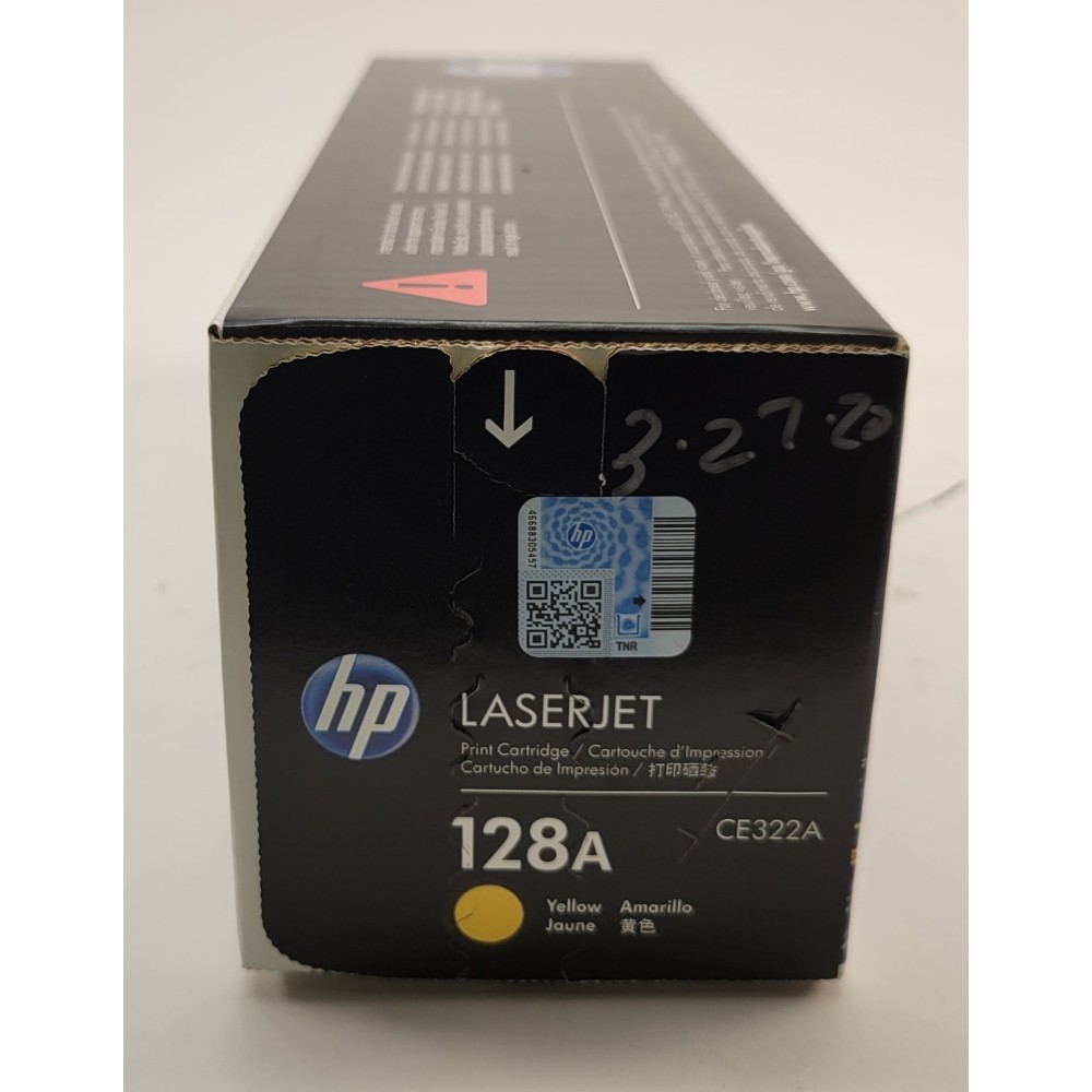 HP 128A Toner Cartridge CE322A YELLOW Genuine – New in Box
