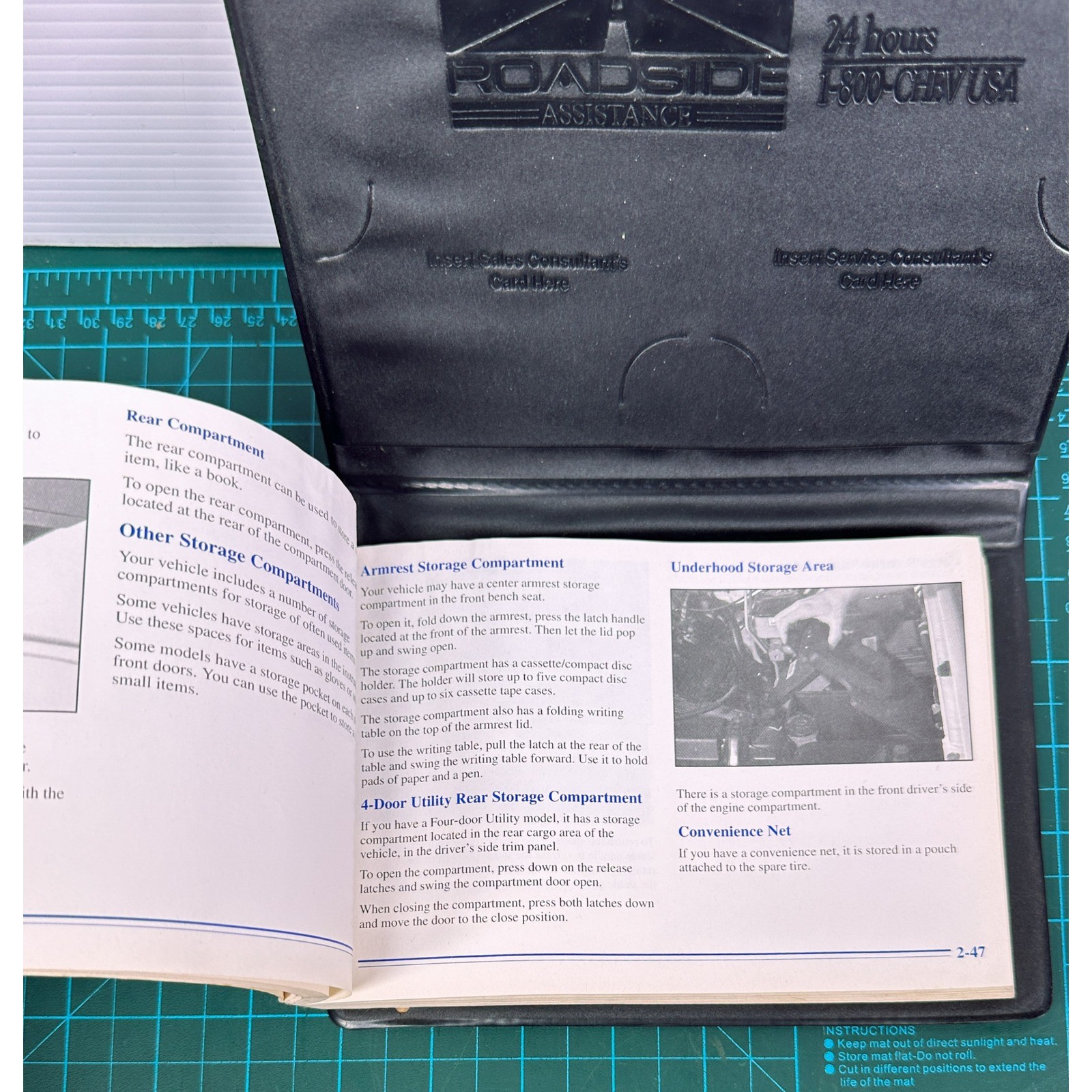 1996 Chevrolet Tahoe Suburban Owners Manual Set with Portfolio Case C-9617