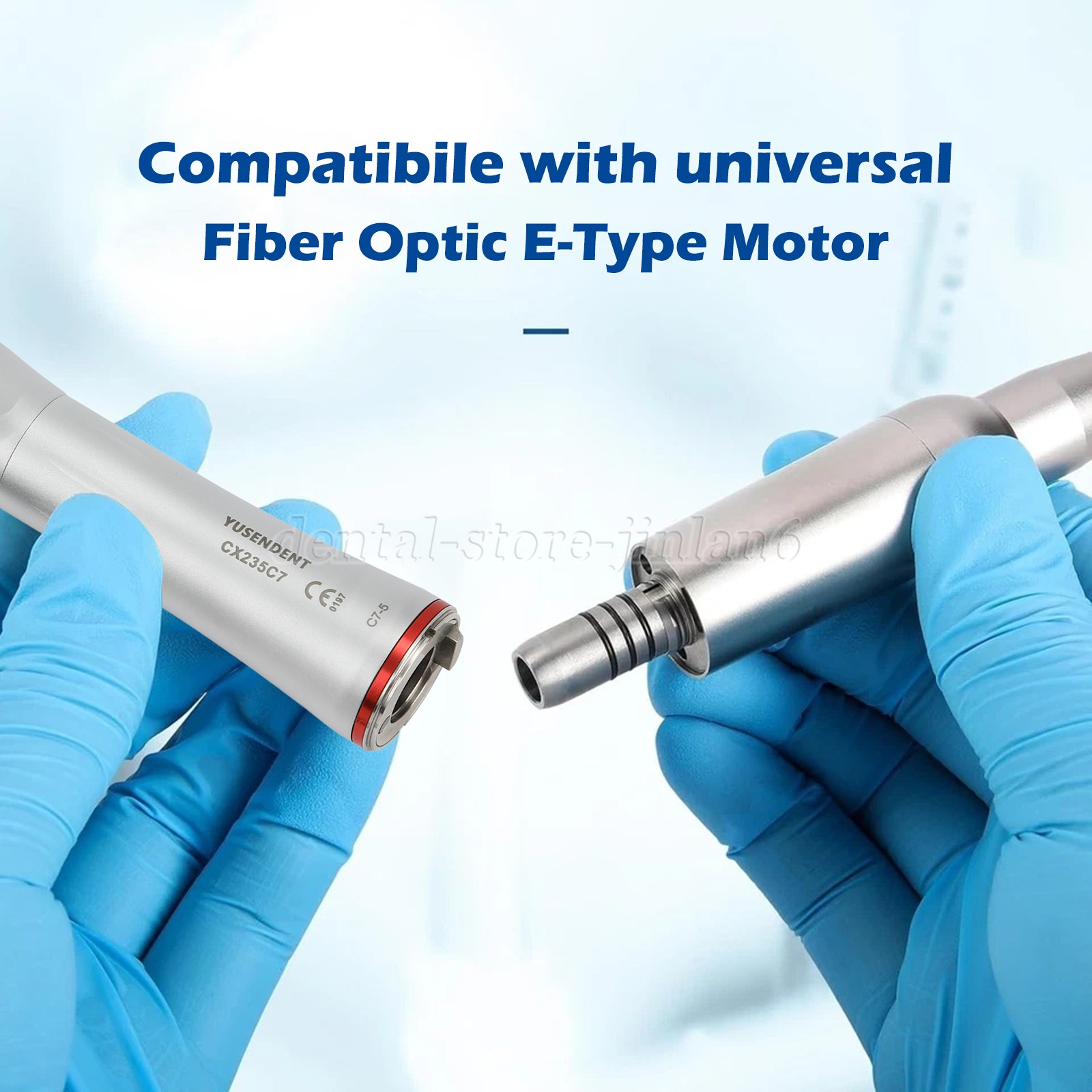 COXO Dental Internal water spray 1:5 Increasing LED Optic Fiber Contra Angle