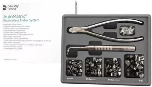 Dentsply Dental AUTOMATRIX Retainerless Matrix System 98 pcs Intro Kit