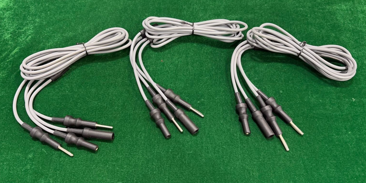 3pc Laparoscopic TURP Single Stem Bipolar Cable 4mmx300cm Reusable Instruments