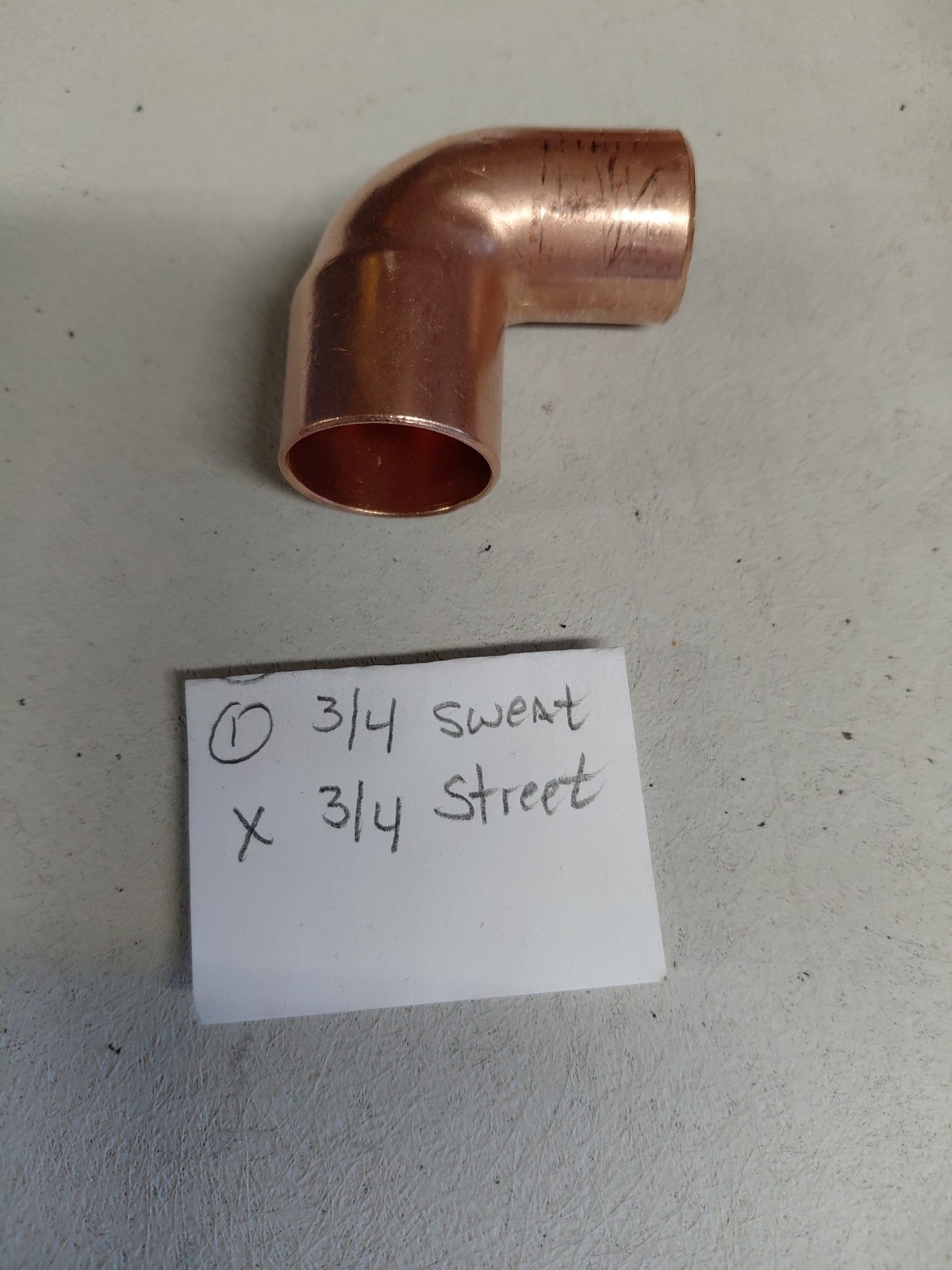 Copper Sweat Fittings Assorted sizes( One Lot As Listed NOS)