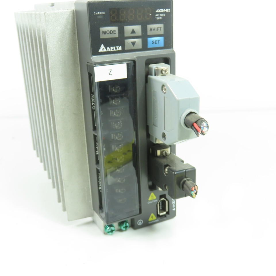 Delta ASD-B2-0721-B 3Ph Servo Drive 230V 50/60Hz 3.66A Input 110V 2.1A Output