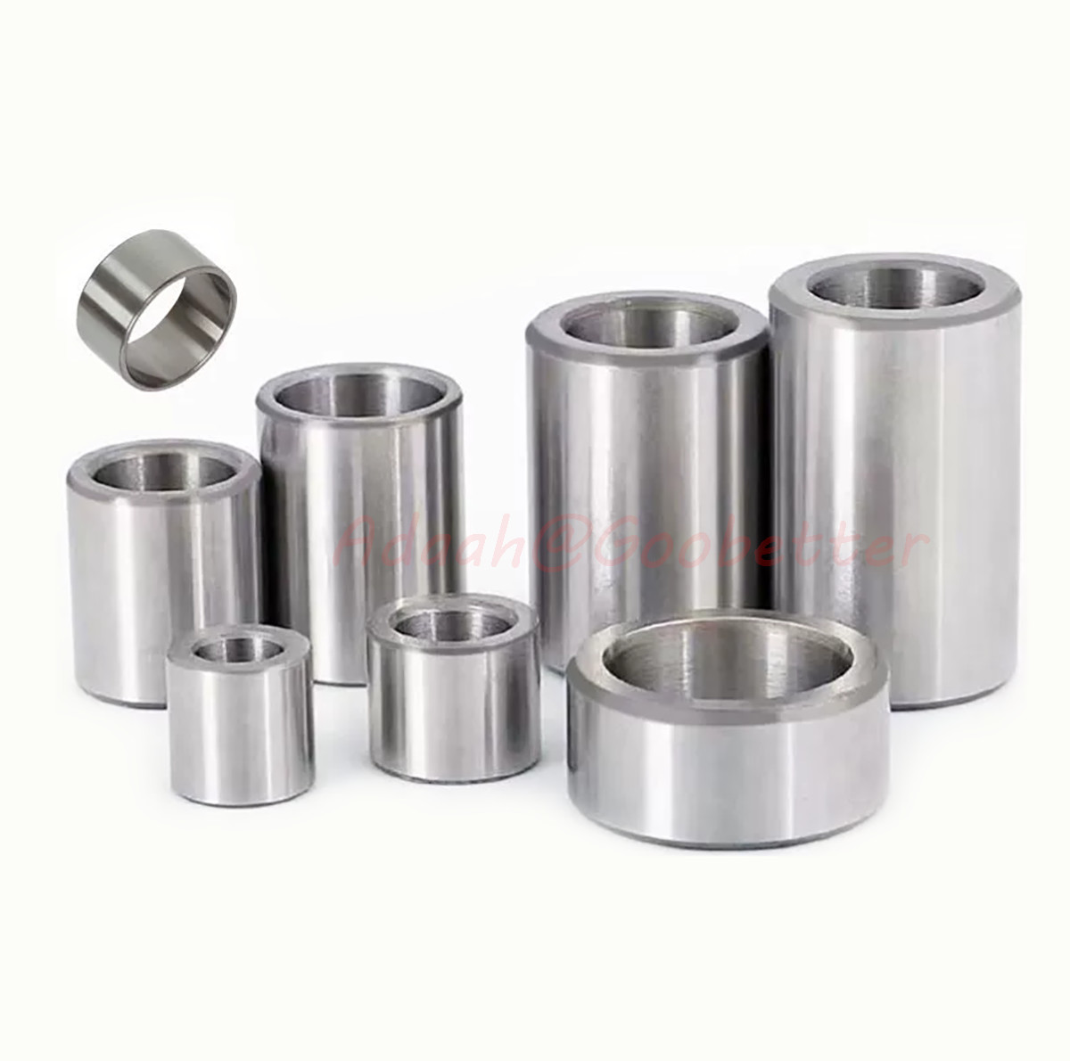 Bearing Steel Sleeve Bushing ID 40/45/50/55mm Wear-Resistant Standoff Spacers