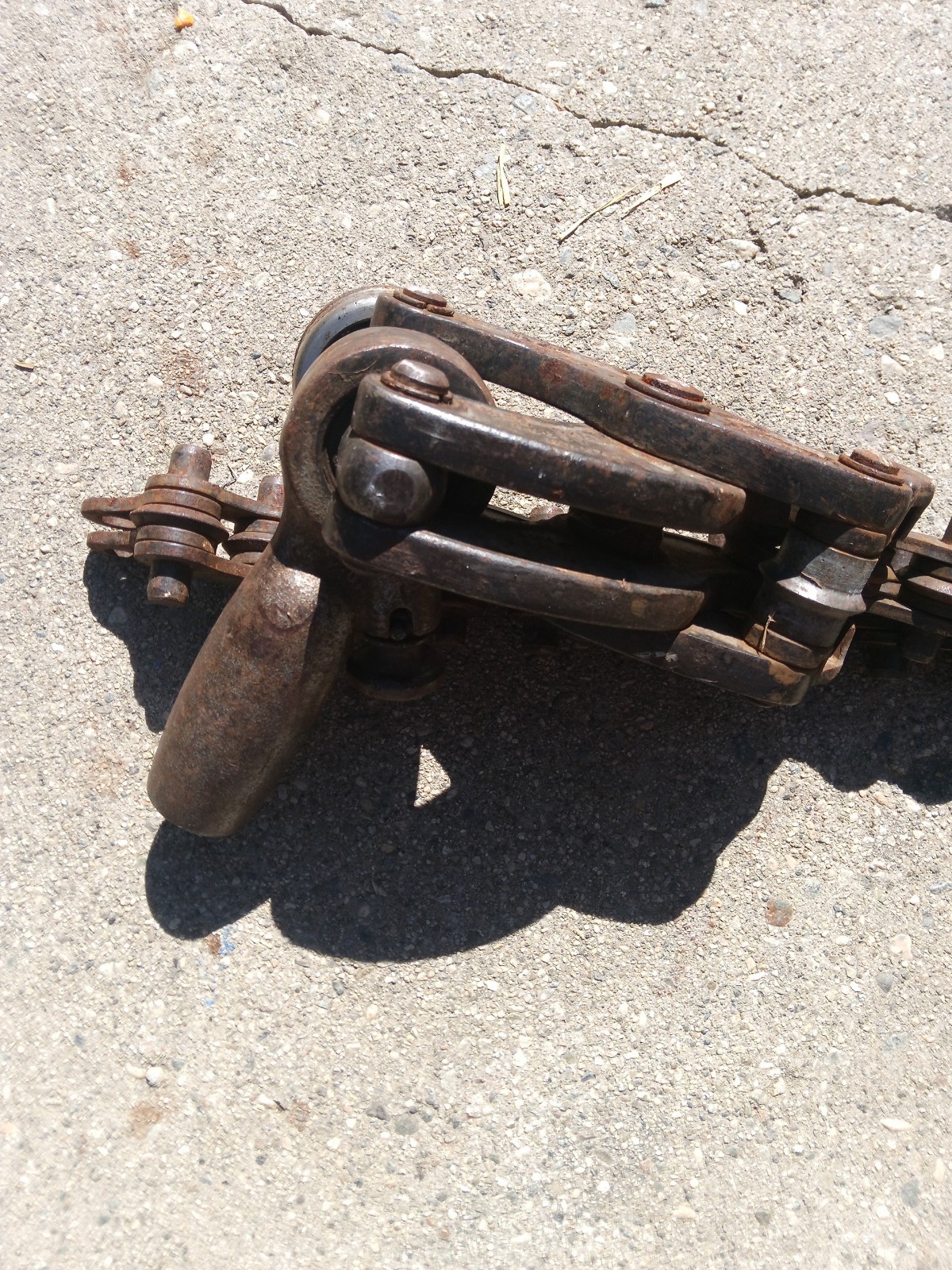 Ridgid No 206 1-1/2″ to 6″ Ratcheting Chain Soil Pipe Cutter Used