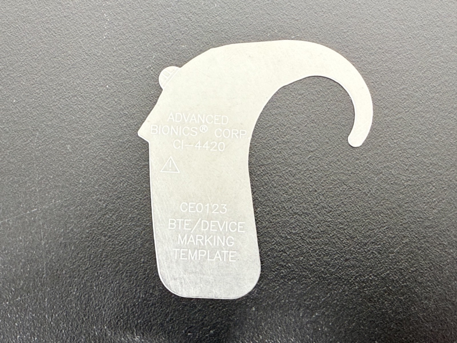Advanced Bionics CI-4420 & CI-4340 Device Marking Template Set