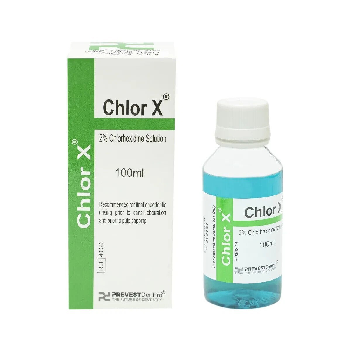Pack Of 2 Dental Prevest Chlor X 2% chlorhexidine solution – 100ml Bottle
