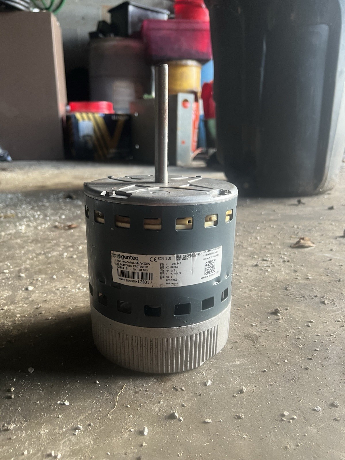 Genteq ECM 3.0 Blower Motor 5SME39HXL3031 1/2HP 120/240V 1050RPM 101564-01 GC-08