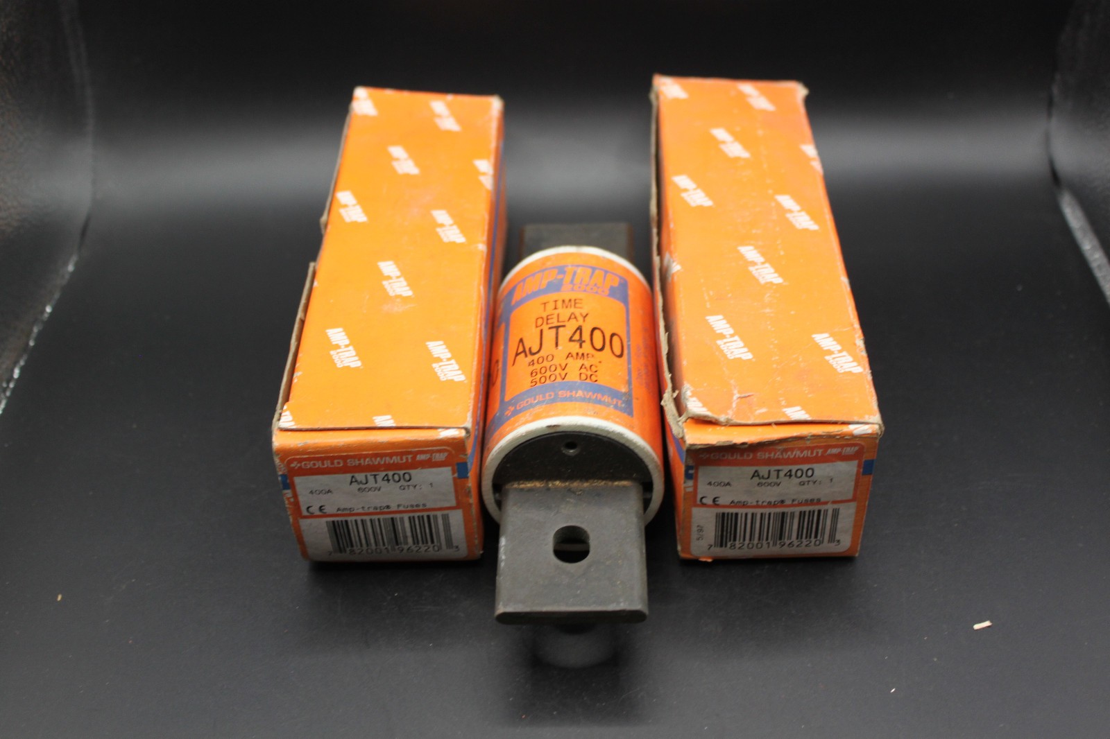 Lot of 3 Gould Shawmut AJT400 400A Class J Time Delay Fuses NOS 2 Boxed