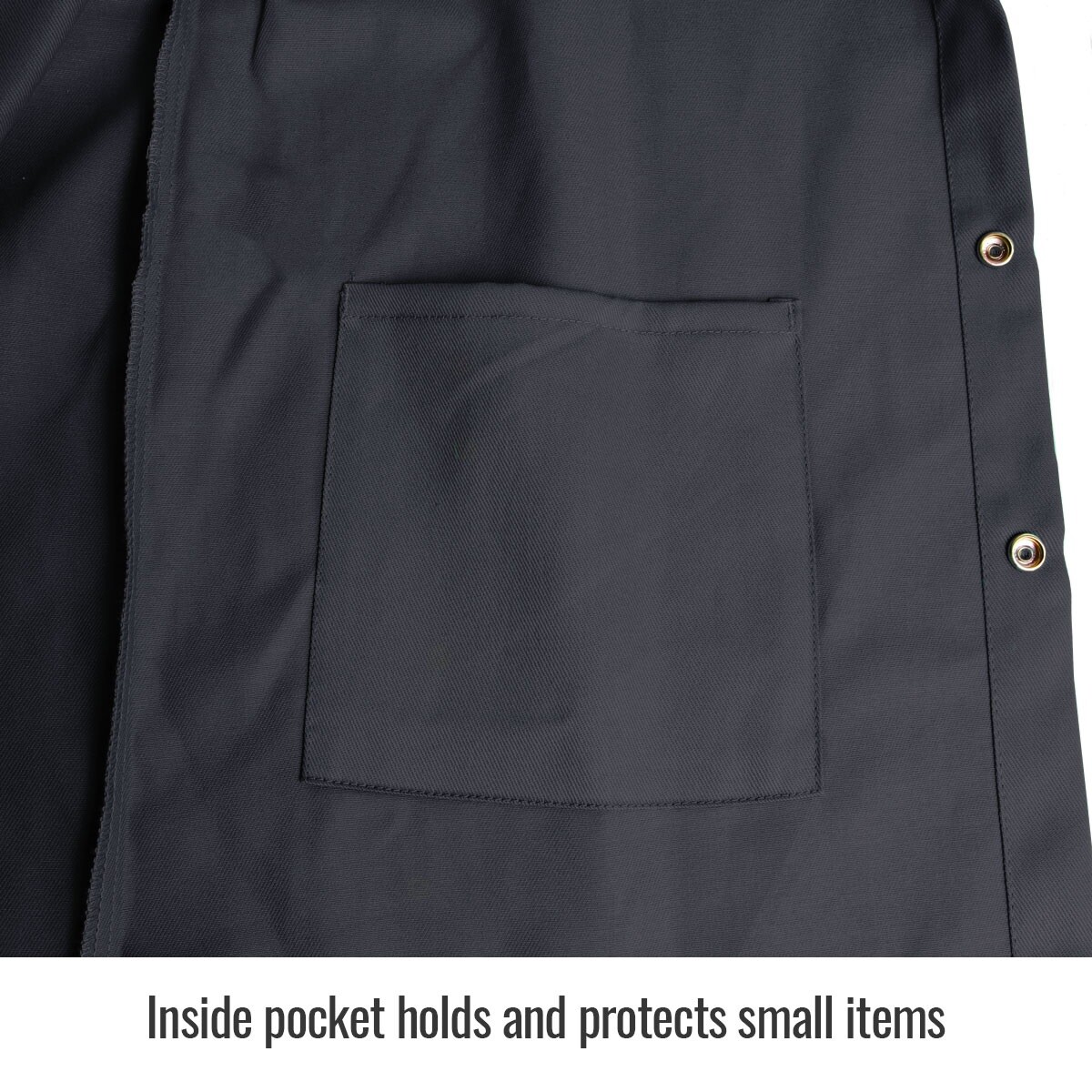 Revco Black Stallion 9oz Black FR Cotton Welding Jacket (Large) (FBK9-30C)