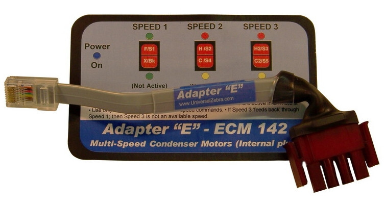 Universal Zebra UZ-1 Adapter E # UZHME for ECM142 Signal Controlled ECM Motors