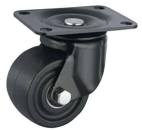 65mm Caster Wheel 331 pounds Swivel Nylon Top Plate