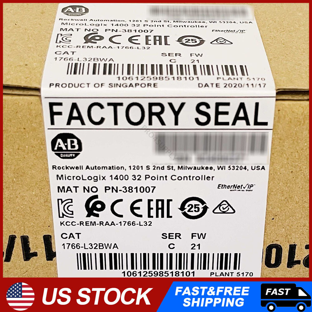 1766-L32BWA Allen-Bradley MicroLogix 1400 32 Point Controller