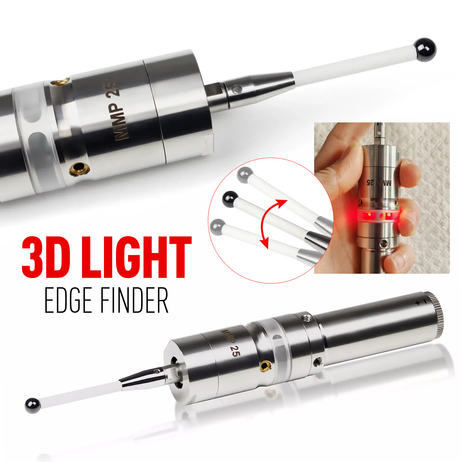 MMP25 3D Light Edge Finder CNC Machining Center Sub-center Rod detection sensor