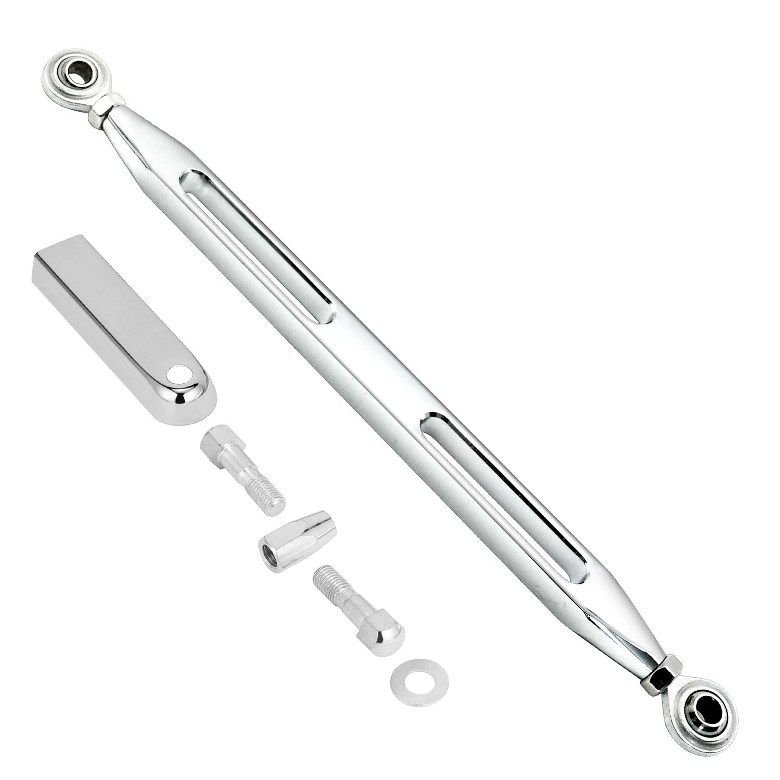 AILMOTO Shift Linkage Chrome Shift Linkage Rod Compatible for Harley Davidson…