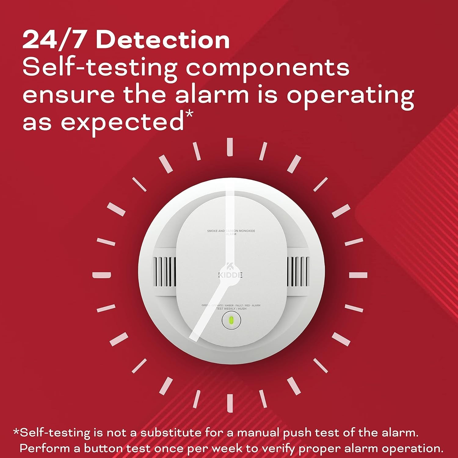 Kidde Smoke & Carbon Monoxide Detector 900-CUDR-V AA Battery Powered, not wired