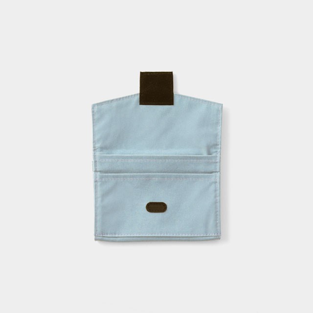 Traveler’s Company TO&FRO Passport Size Zipper Case Blue Gray Japan