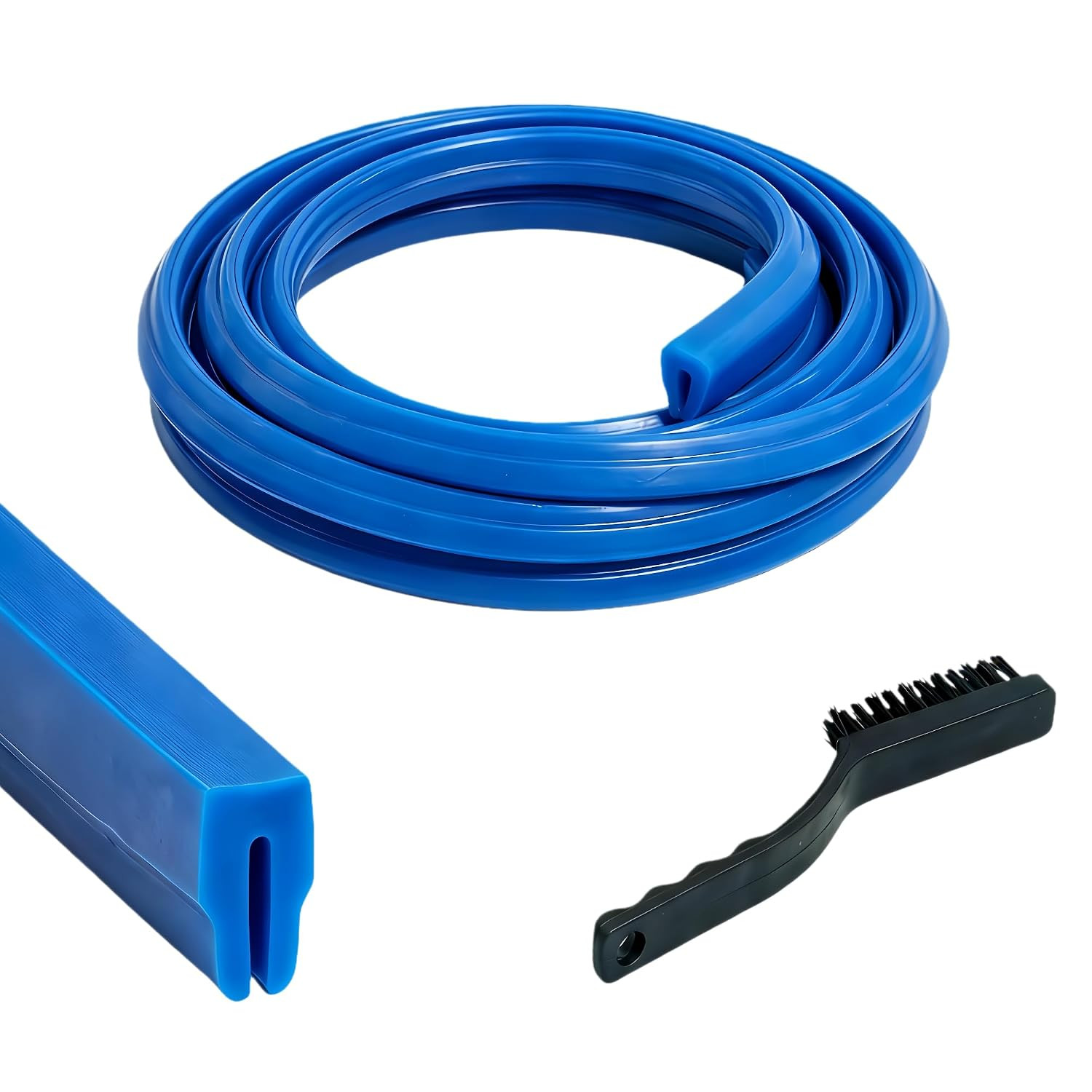 Blue 5/8″ Silicone T-Slot Cover, 197″ Roll for Cnc/Manual Mills | Heat Resistant