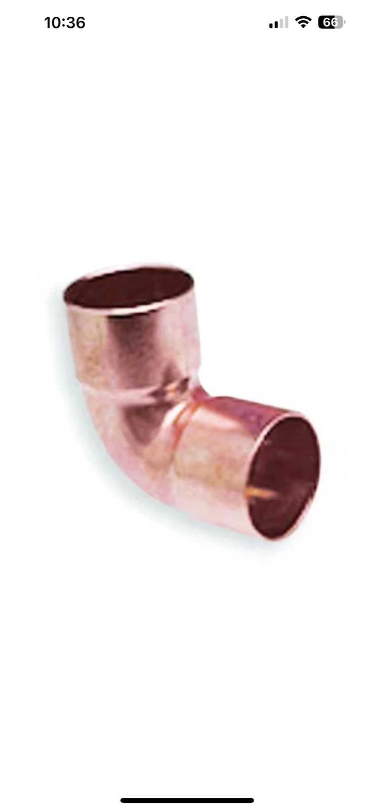Nibco 607 1 1″ Nom C Copper 90 Degree Close Rough Elbow