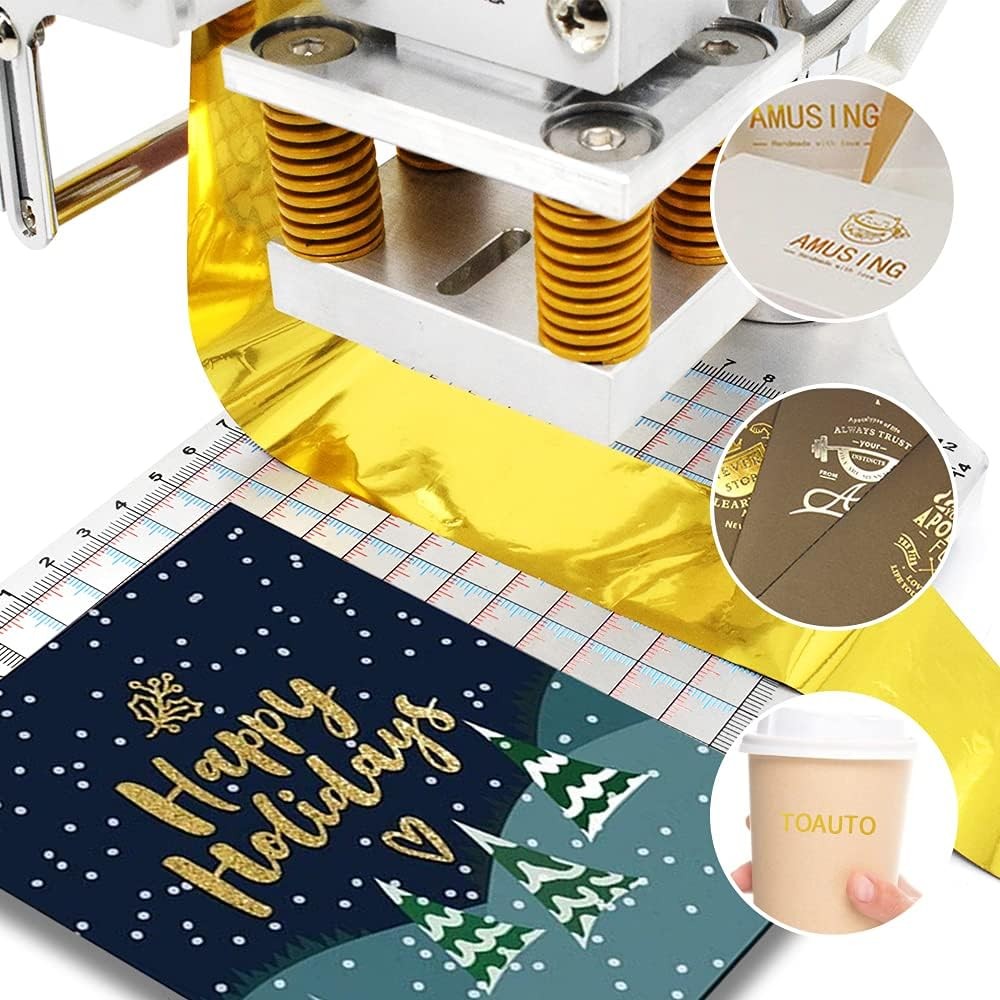 Hot Foil Stamping Machine 5x7cm 110V Digital Embossing Tool