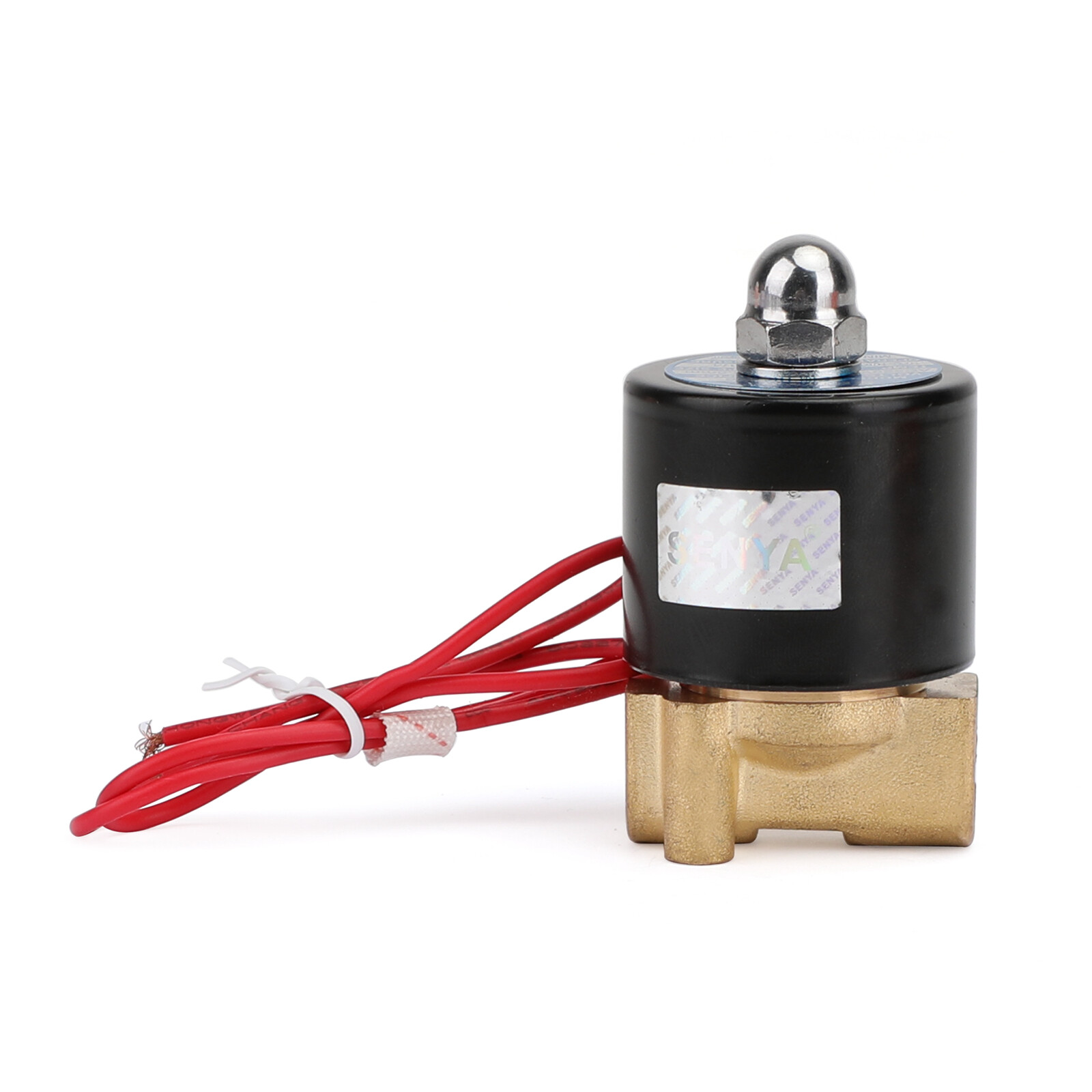 1/4″ AC 220V Brass Normally Closed Electric Solenoid Valve BSP Gas Water Air N/C