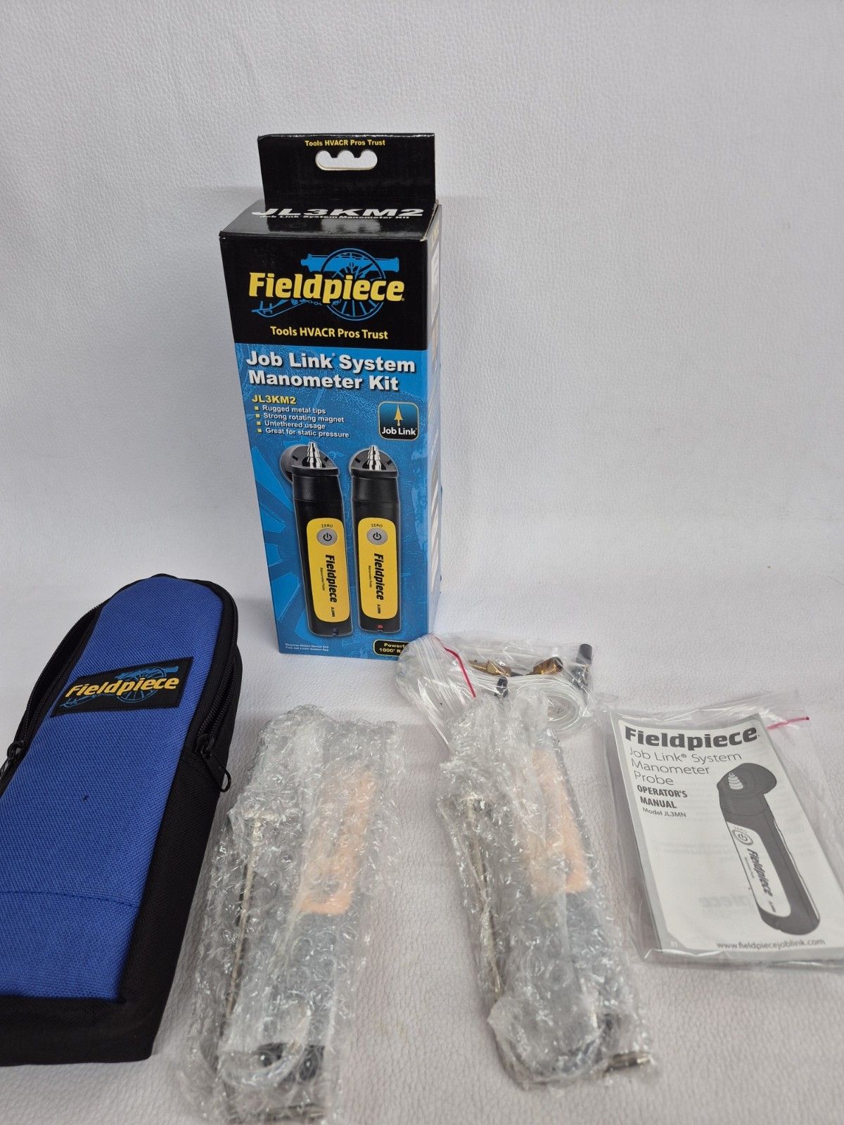 Fieldpiece – Job Link System Dual Port Manometer Probe Kit – JL3KM2 – Long Ra…