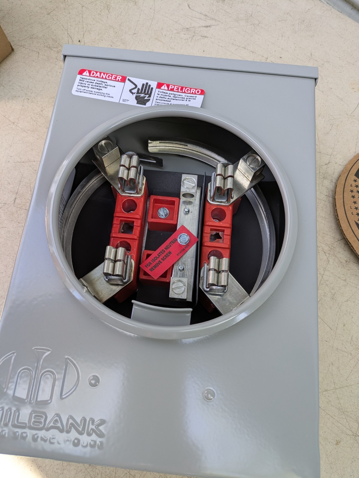 Milbank Meter Socket U5929-XL-INS