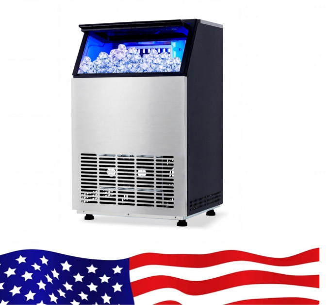 ✅Commercial Ice Maker Machine 150LBS/24H, 40LBS Storage, Under Counter Freestand