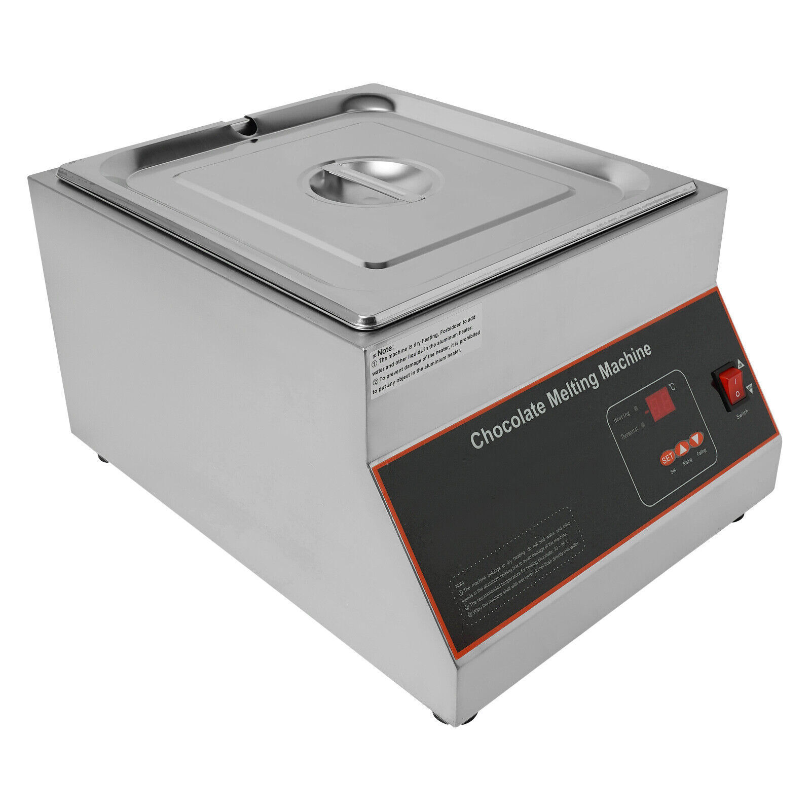 Electric Chocolate Tempering Machine Melter Melting Machine 1 Melting Pot 12kg