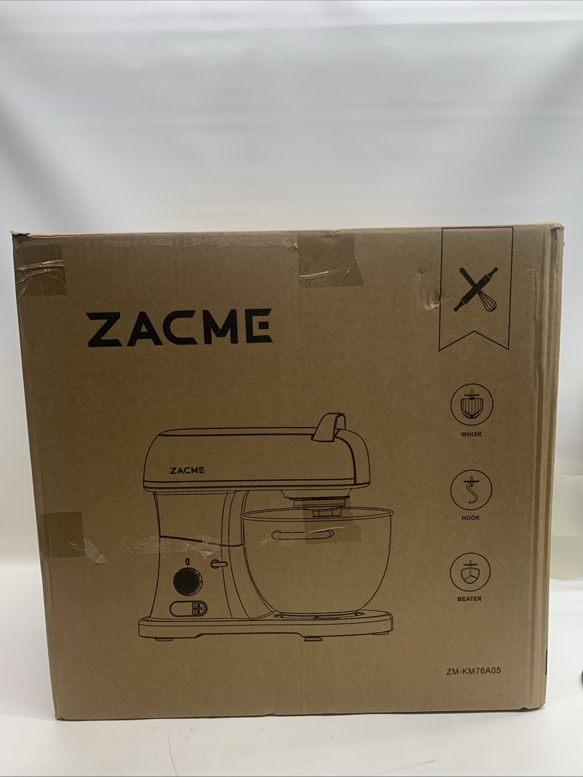 ZACME 8.4QT Commercial Stand Mixer 800W with Aluminum Die Casting Low Noise