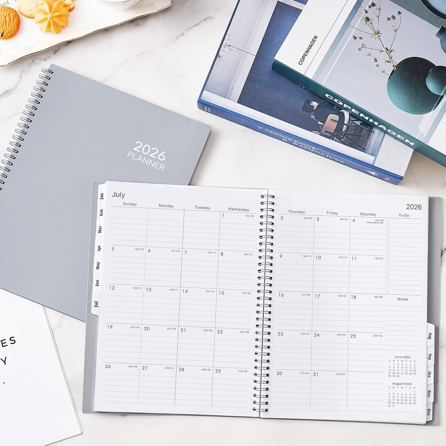 2026 Planner – January 2026 – December 2026, 9″ x 11″ Weekly Monthly Planner …