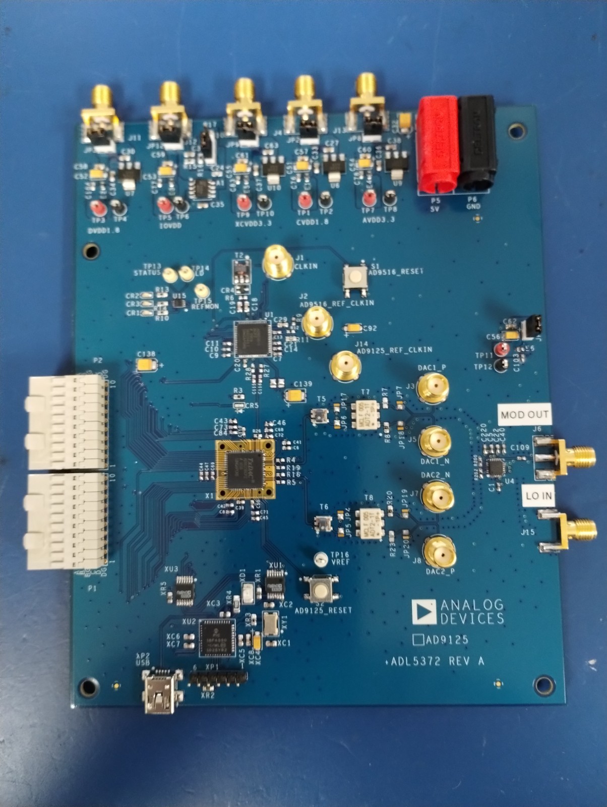 Analog Devices AD9125‑M5372‑EBZ Evaluation Board