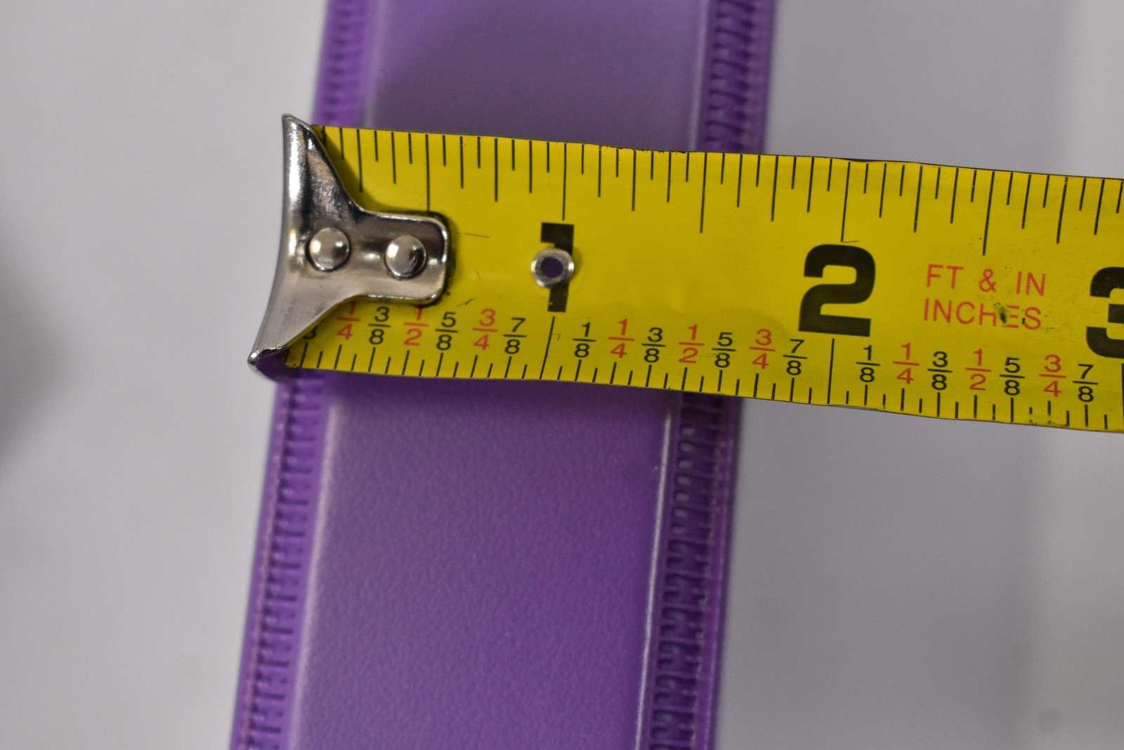 Lot Of 3 Purple 1in 3 Ring Daily Use Binder Vinyl Front Insert Pocket