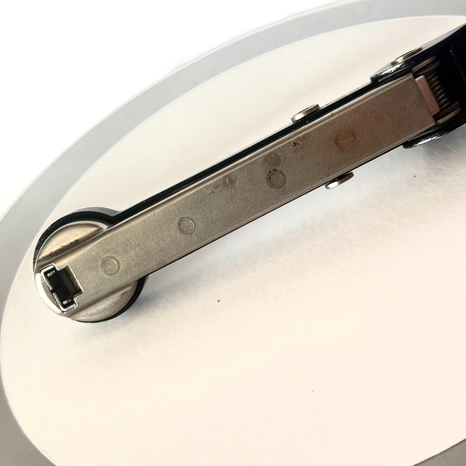 Vtg Folle 26 Desktop Stapler Heavy Duty Stainless Steel Denmark Black Office