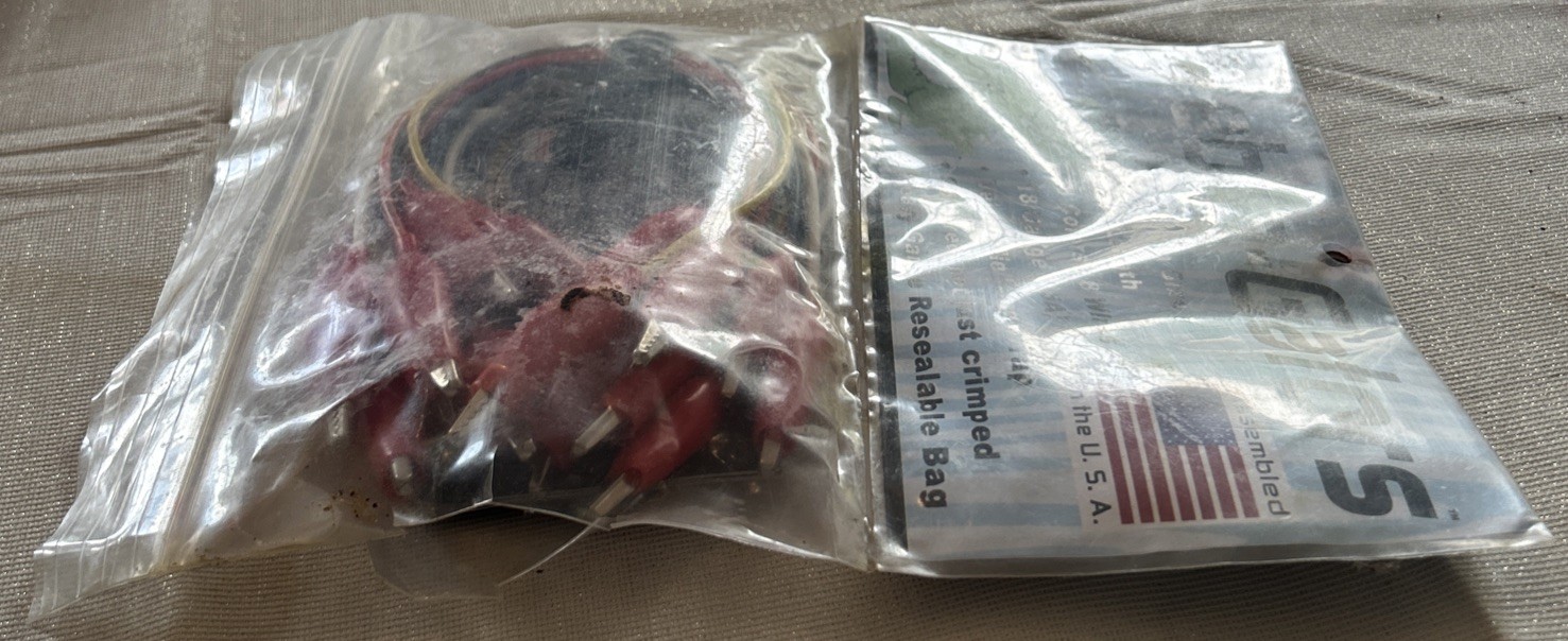Zebra Instruments Zebra-Gators ZG003 Jumper Wires 8-Piece Alligator Lead Set Med