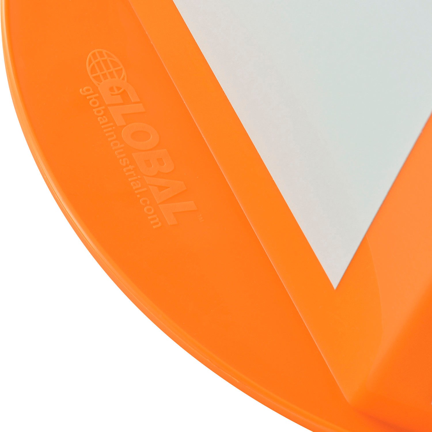 Inventory Control Cone W/ Dry Erase Decals 10″L x 10″W x 5″H Orange Lot of 5