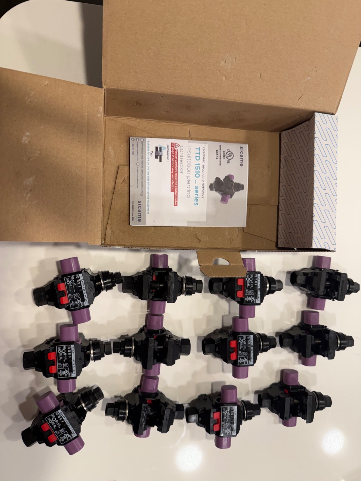 Morris 96108/ BUCHANAN 4/0-10 BTAP Insulation Piercing Tap Connector (12 Units)