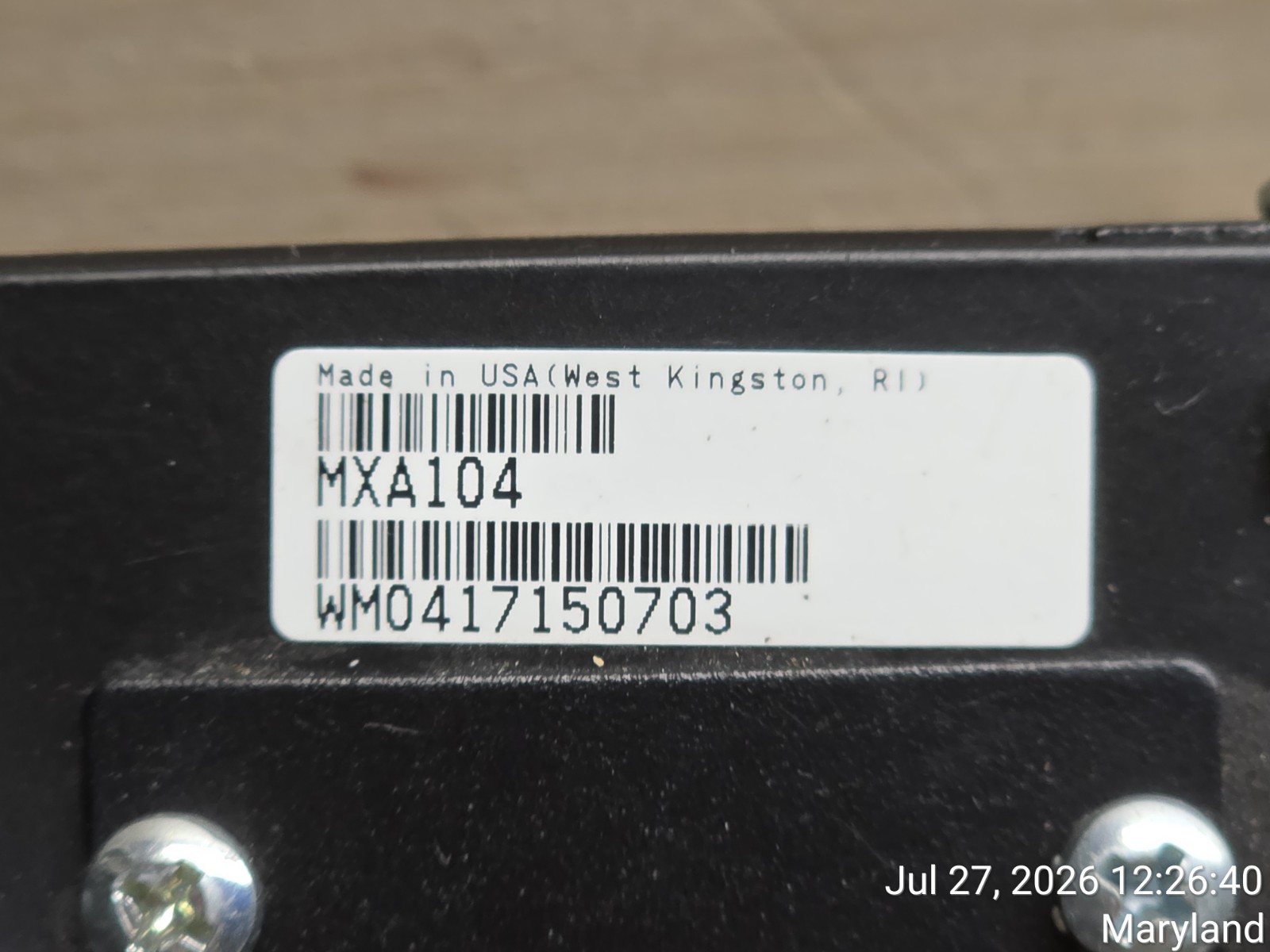 APC MXA104 208V Power Distribution Unit PDU 4xNEMA L6-30R Twist Lock