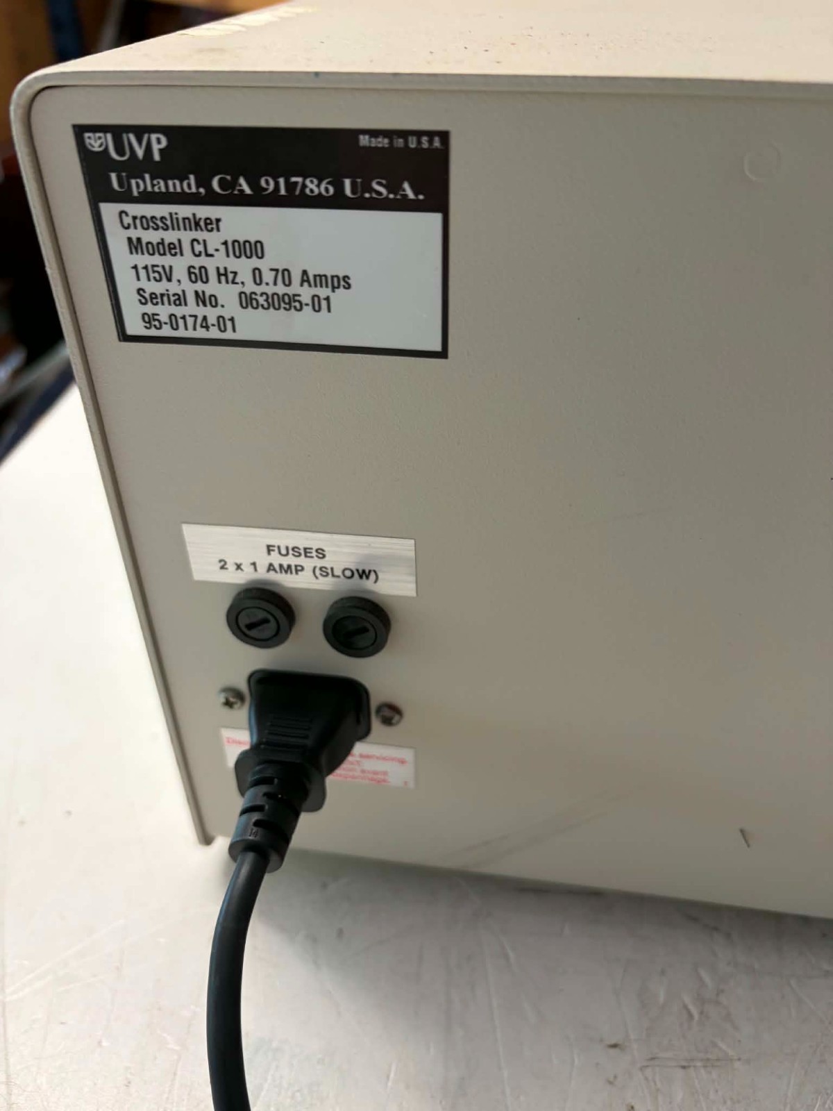 UVP CL-1000 UV Crosslinker for Physical & Medical Laboratory 95-0174-01