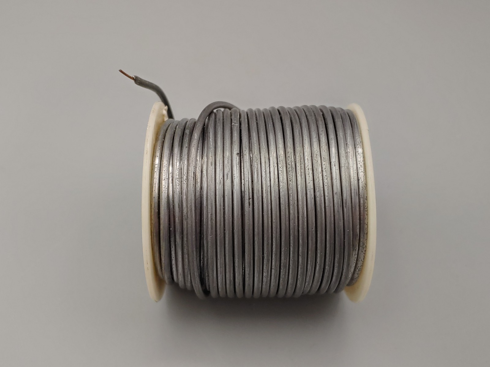 Lead Lashing Wire Solder Nassau Smelting and Refining Co. .5 DIA 1.7 Lbs Vintage
