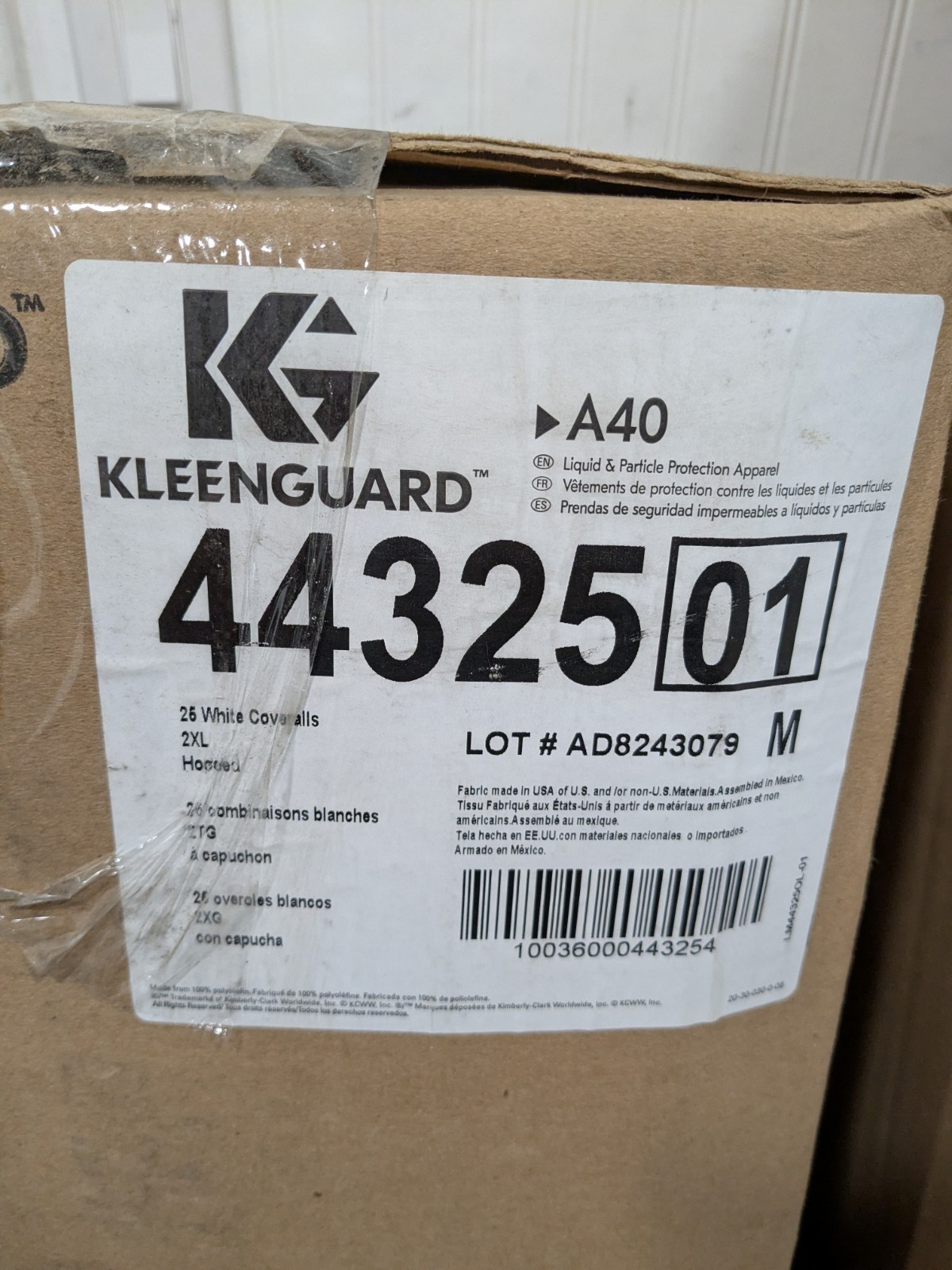 Kleenguard Non-Disposable Rain & Chemical-Resistant Coveralls Qty 25 44325