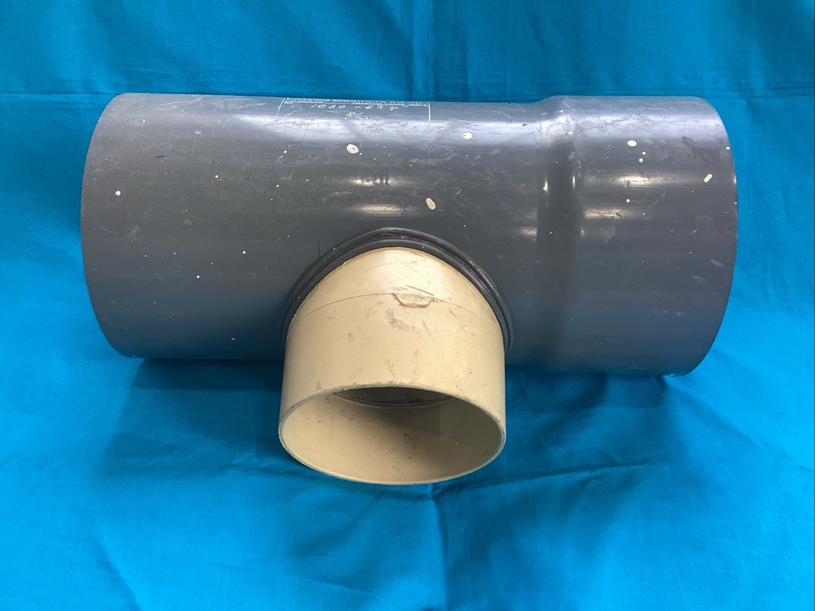 6 In. X 6 In. X 4 In. PVC Reducer Tee Fitting