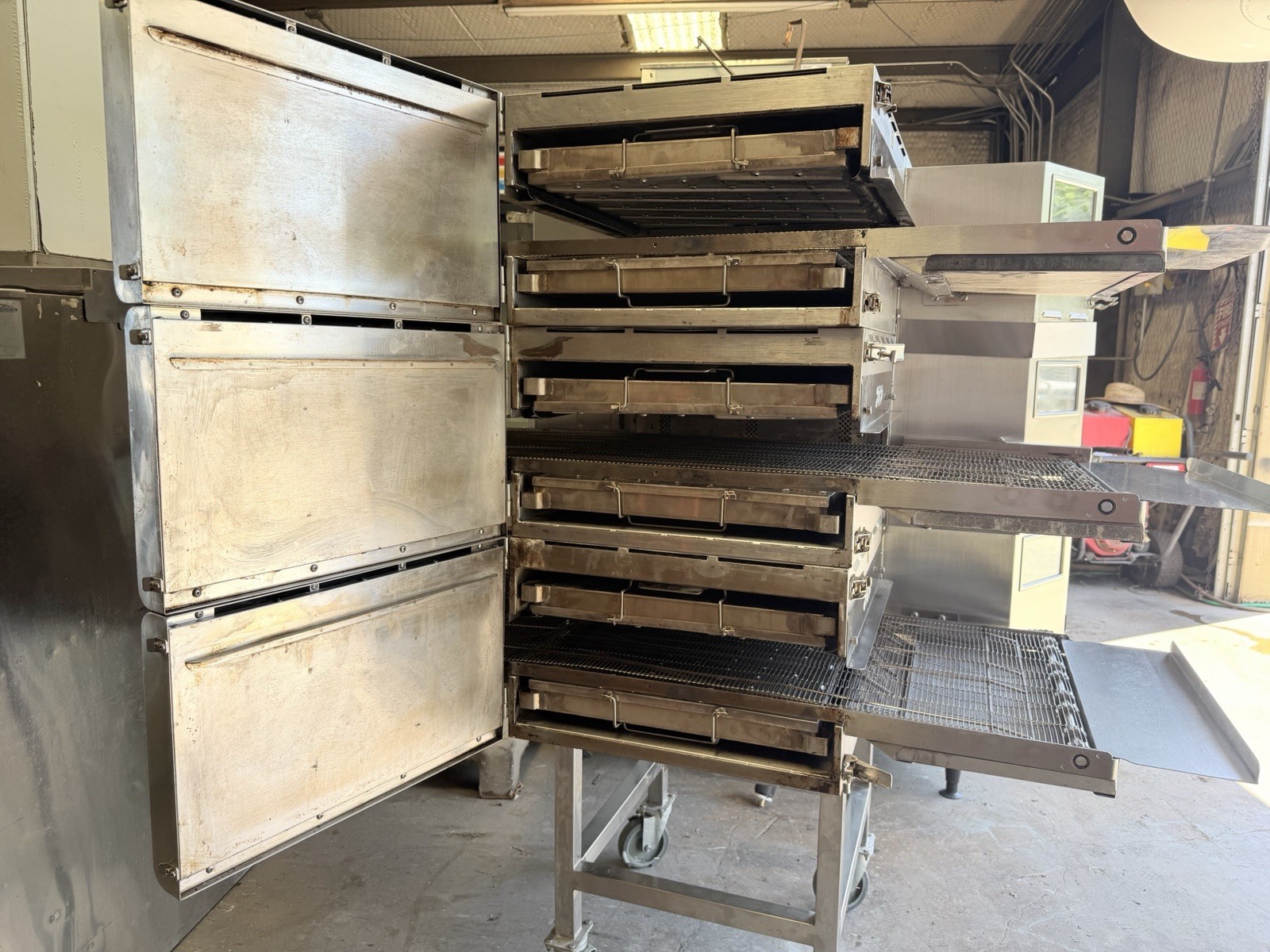 2024 TURBOCHEF HHC2020 TRIPLE STACK ELECTRIC CONVEYOR PIZZA OVEN. WORKS GREAT!