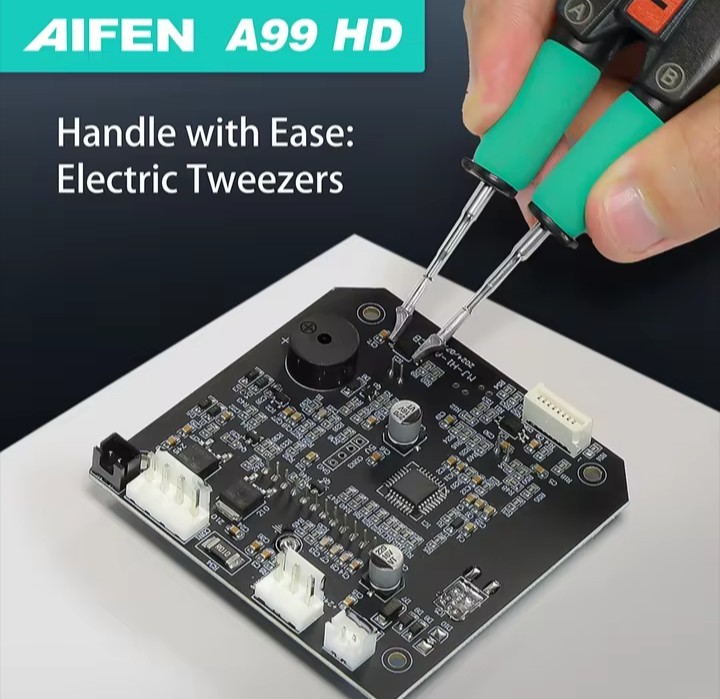 AIFEN–A99 HD Precision Tweezers With 210/245 Soldering Station FULL SET