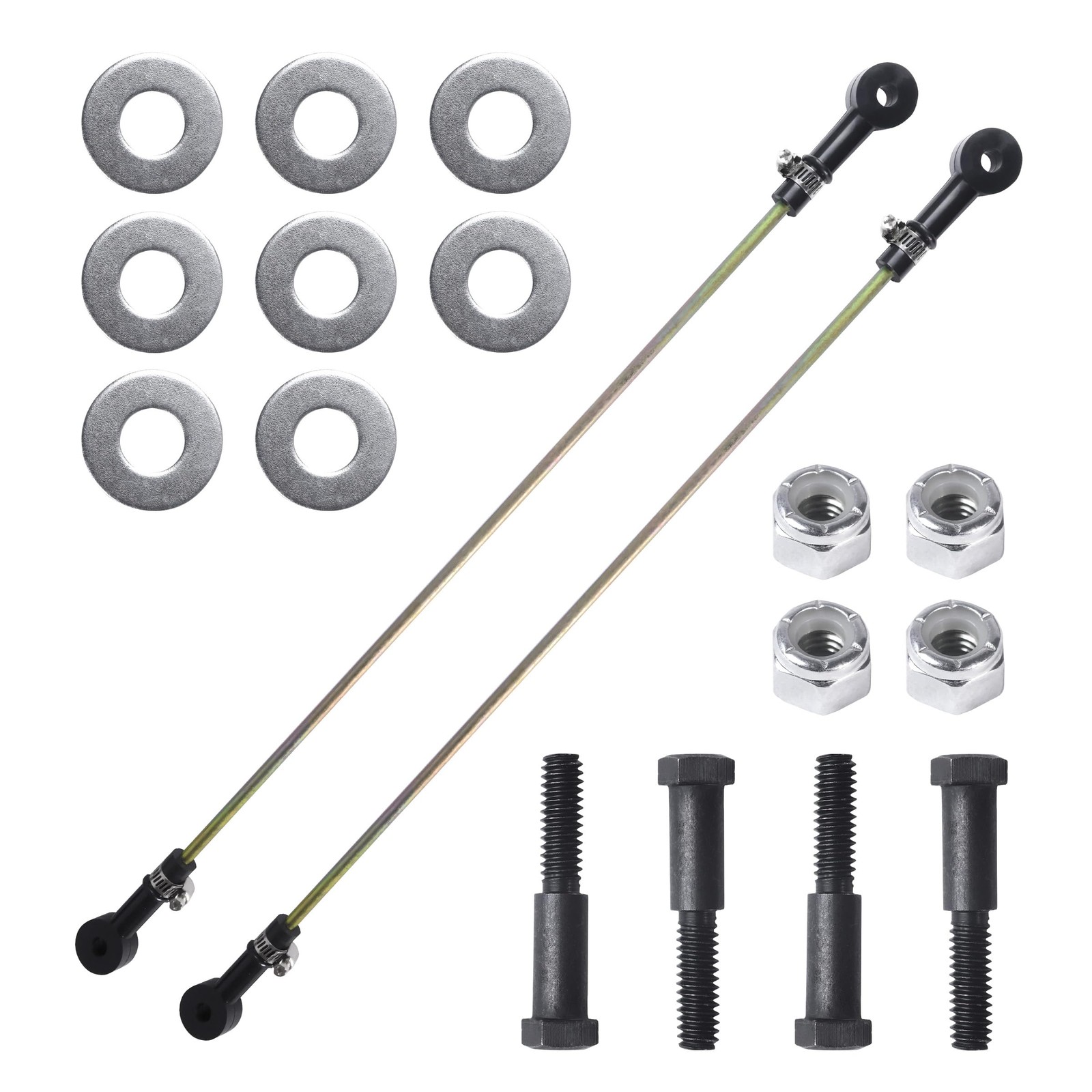 2-Pack Height Control Valve Adjustable Linkage Rod Kit 13.5-19.5″,Compatible …