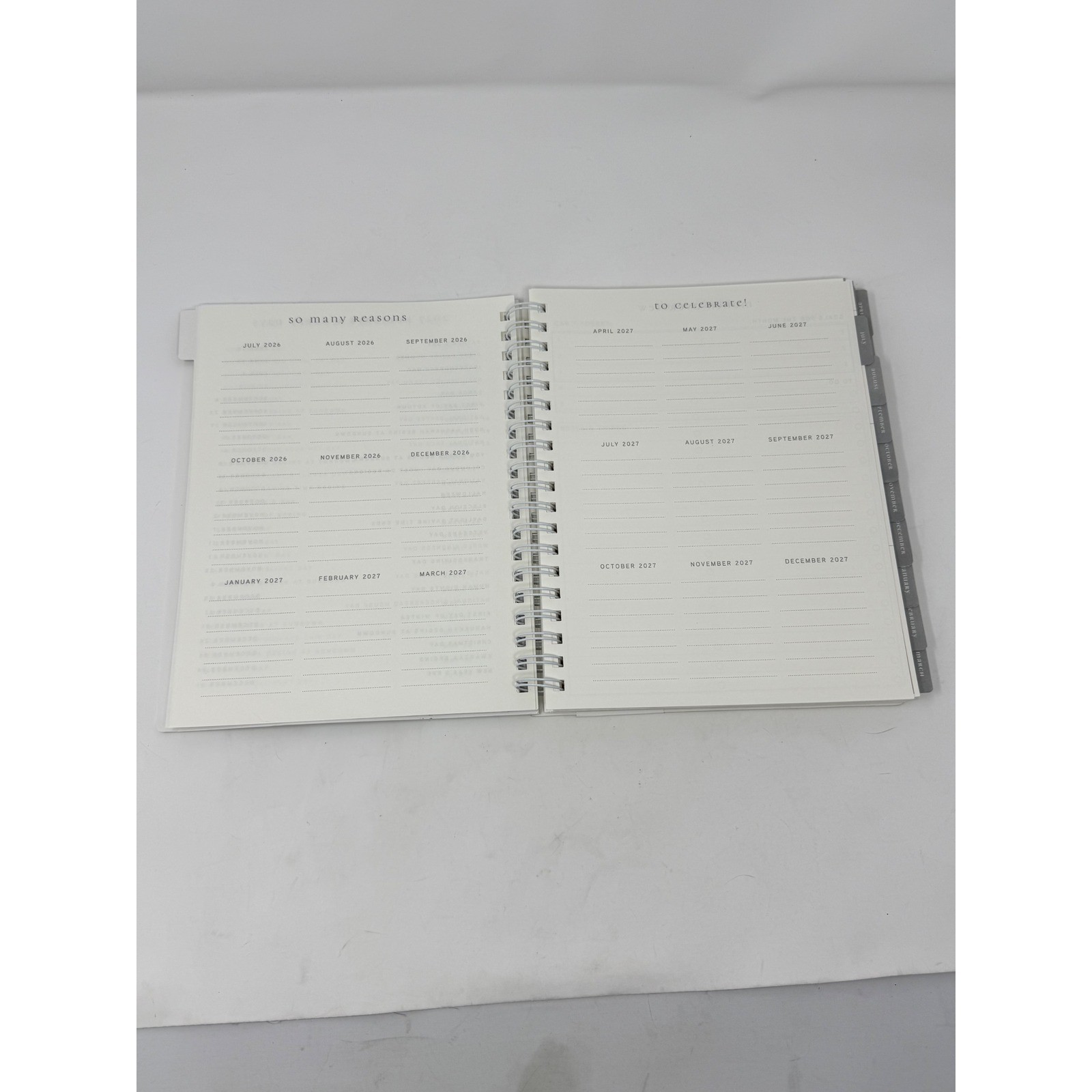 Graphique Snoopy Peanuts 2027 18-Month Planner Sage Green 10×8 Spiral Academic