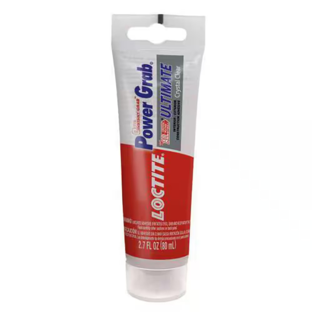 Power Grab Ultimate Instant Grab 2.7 Oz. SMP Construction Adhesive Crystal Clear