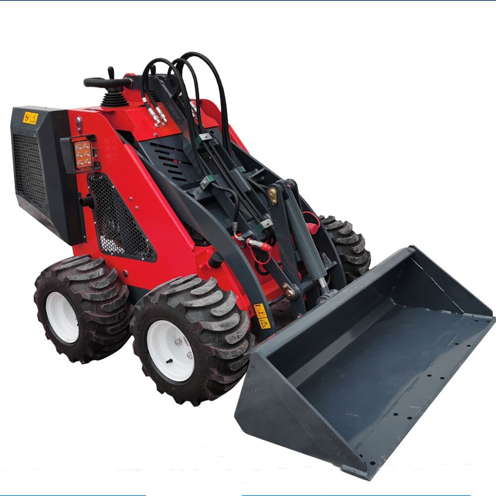 Wheel Mini Skid Steer Loader Stand On 13.5HP b&s Engine 320kg pick up